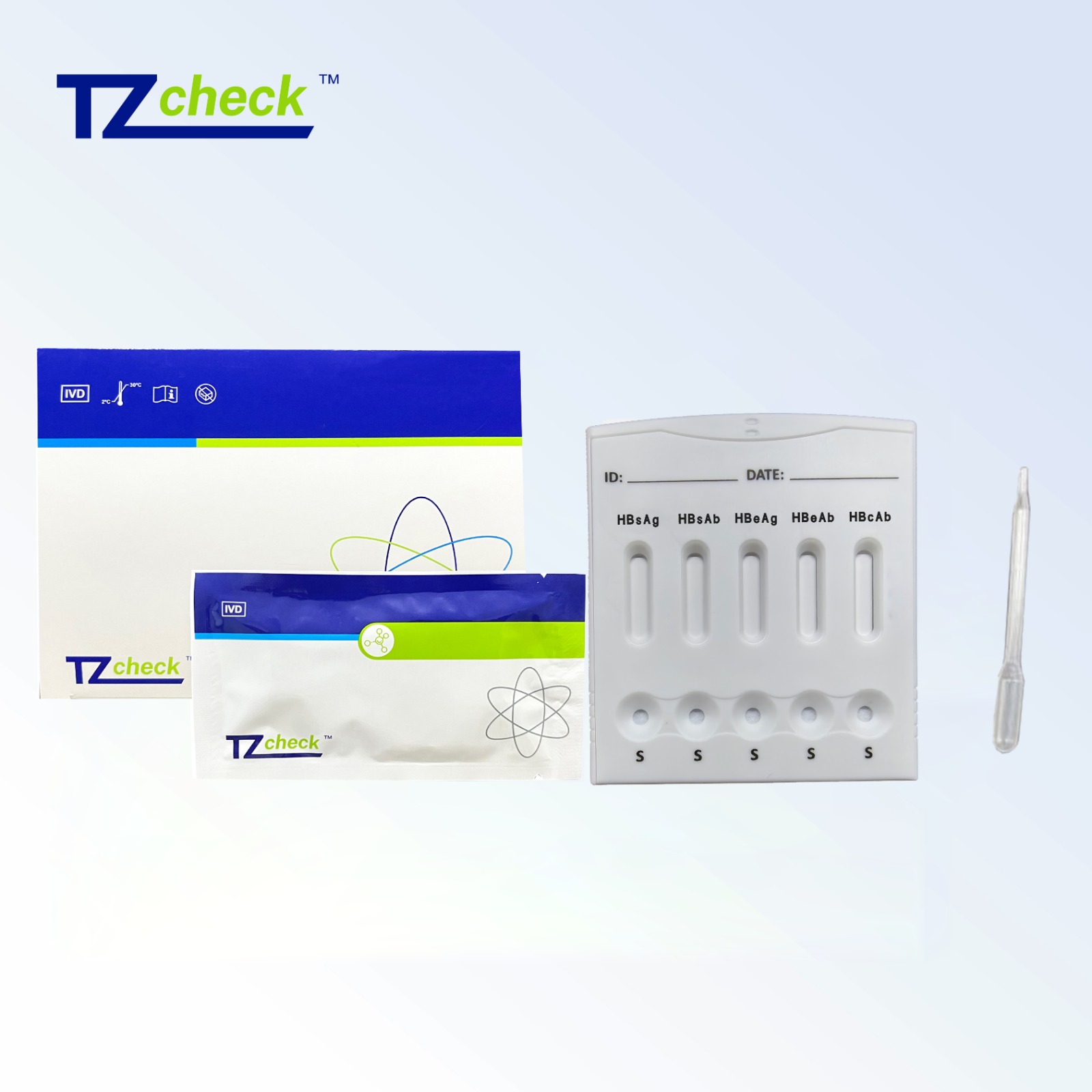 Комбінований експрес-тест на Вірус гепатиту В (HBV) (сировтка, плазма)