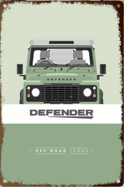TIN SIGN - OFF ROAD ICONS