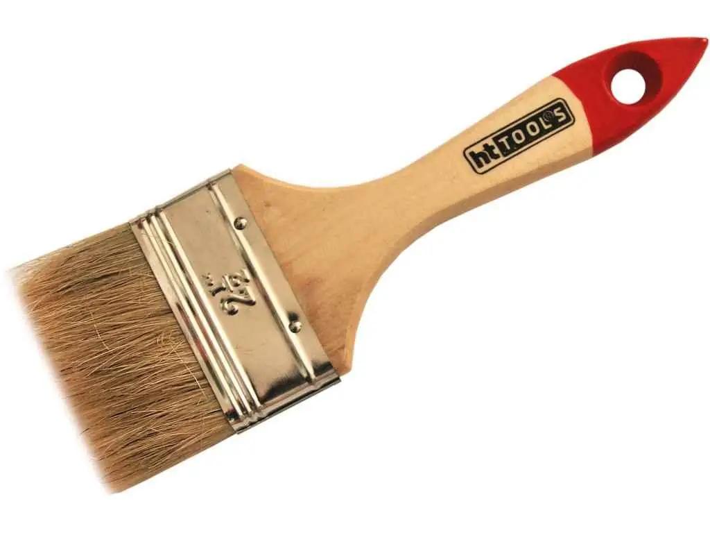 Пензель флейцевий,  дерев'яна ручка  "Стандарт" 1,5"HT-TOOLS (12шт)