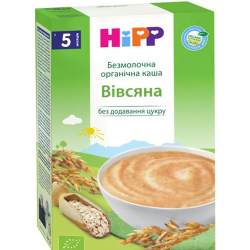 Безмолочна органічна каша «Вівсяна» HiPP