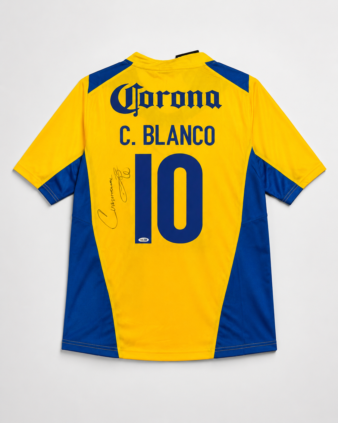 Jersey C. Blanco #10 Club América CERTIFICADO JSA