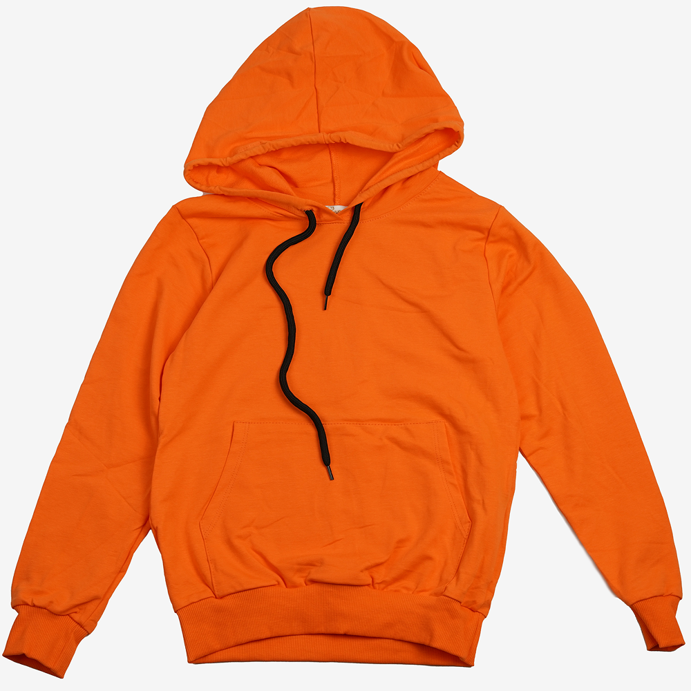 Яскраве оранжеве худі
