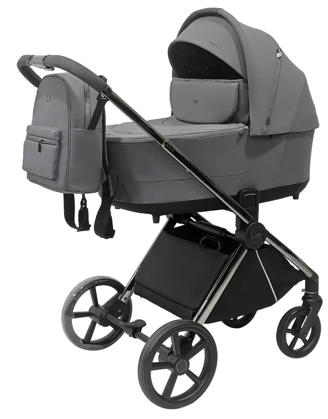 Коляска 2 в 1 Bair Pixel PC-02 Graphite Grey