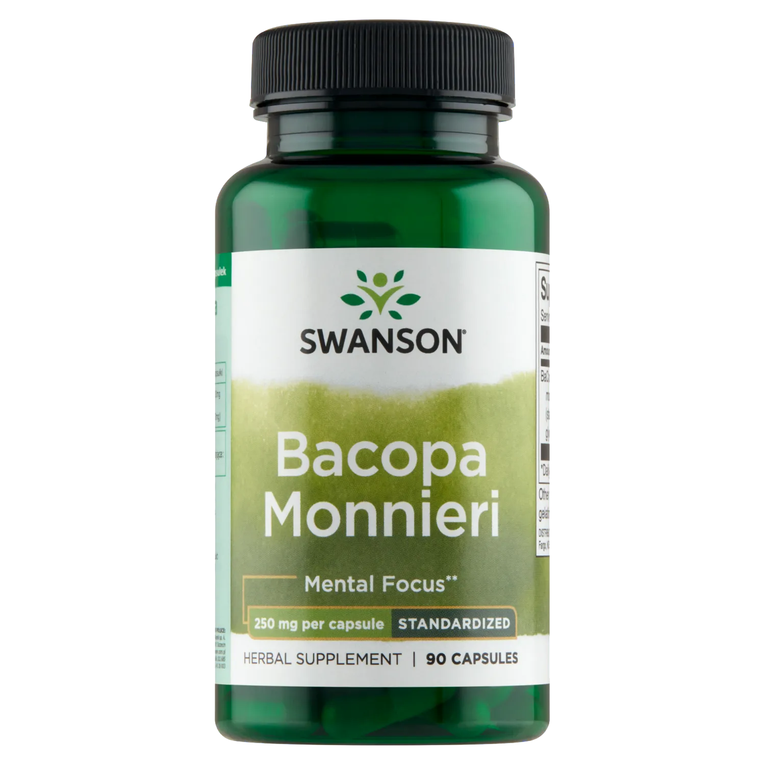 Swanson Bacopa Monnieri BaCognize Extract 250 мг - 90 капсул