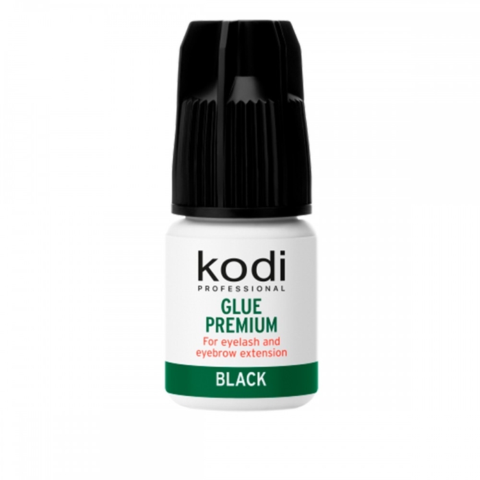 Клей для брів і вій Kodi Premium Black, 3г.  