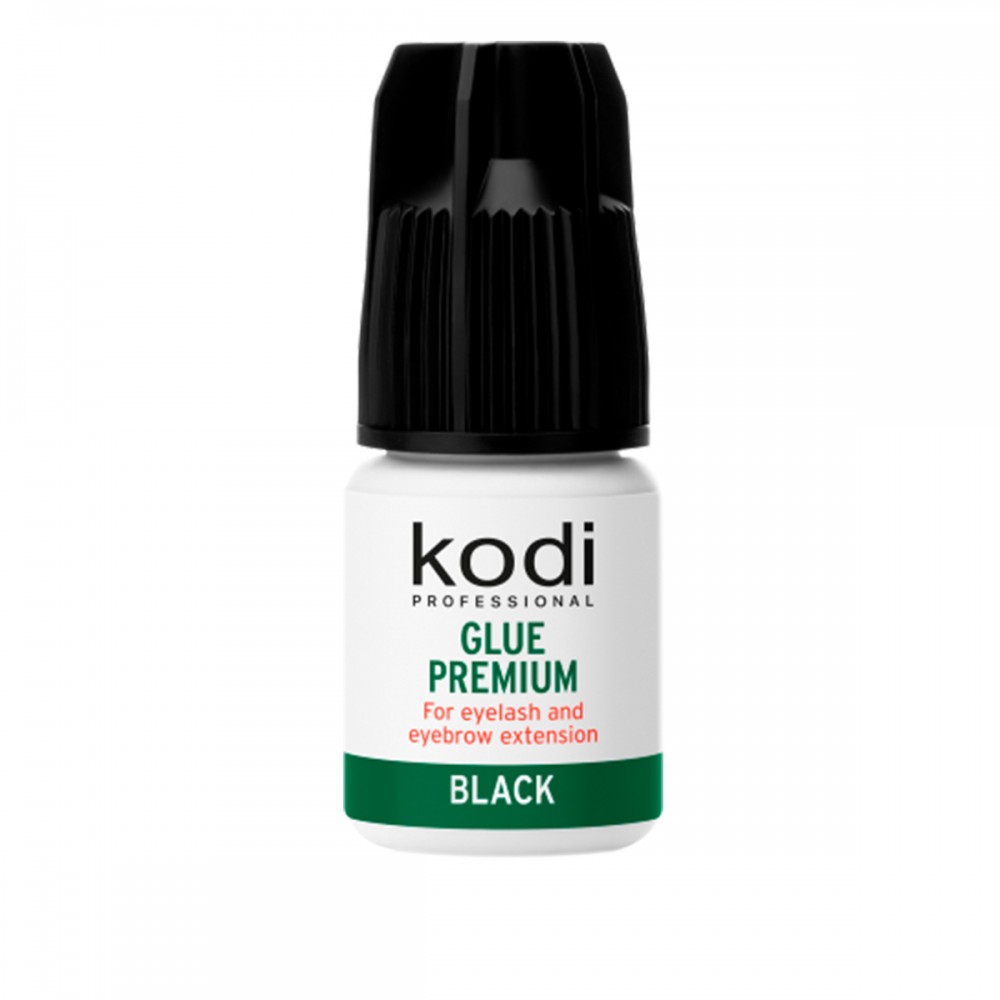 Клей для брів і вій Kodi Premium Black, 3г.  