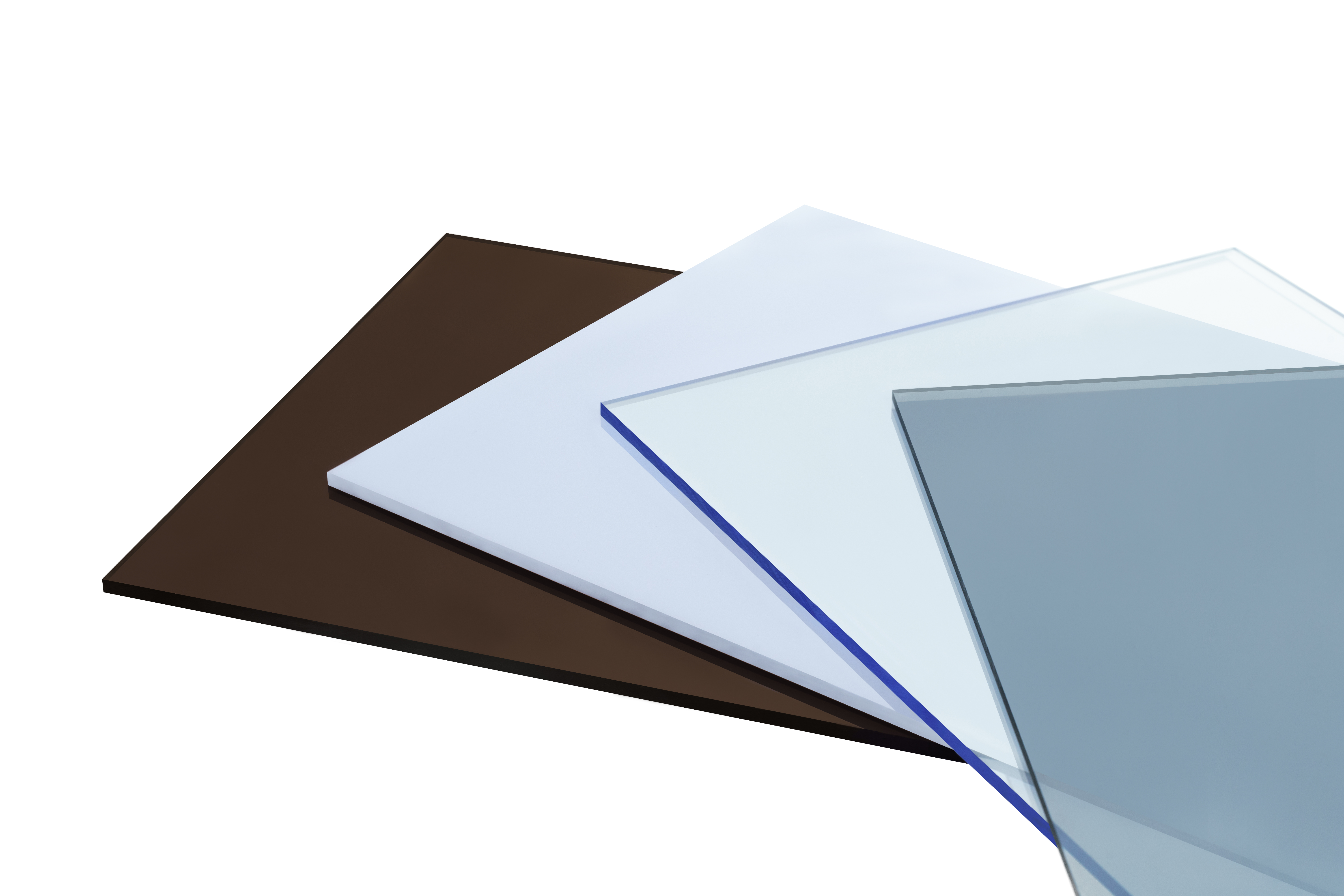 PETG (klar/Farbe) Stärke: 0,6-12mm Größen: 1250/2050 x 2050/3050 mm