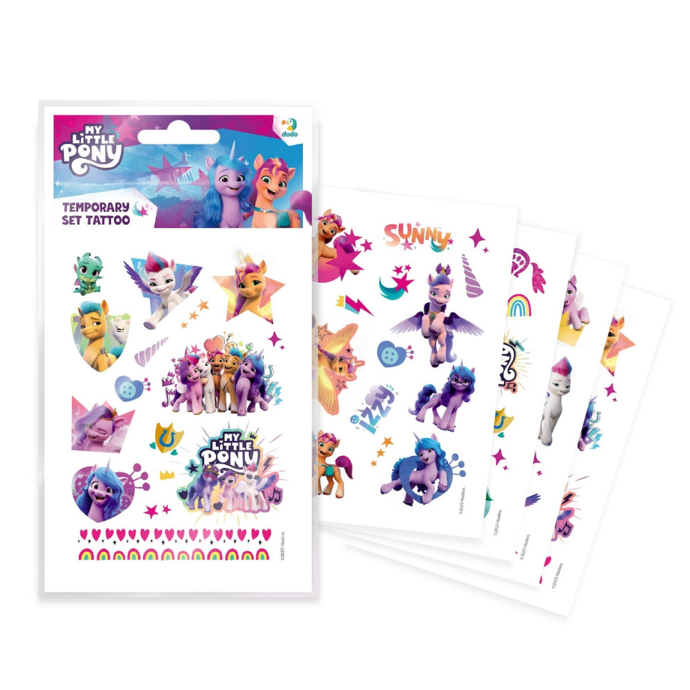 Набір дитячих тимчасових татуювань "My Little Pony"