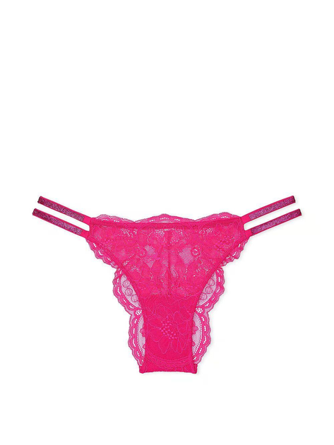Трусики бразиліана Very Sexy Double Shine Strap Lace Brazilian Panty