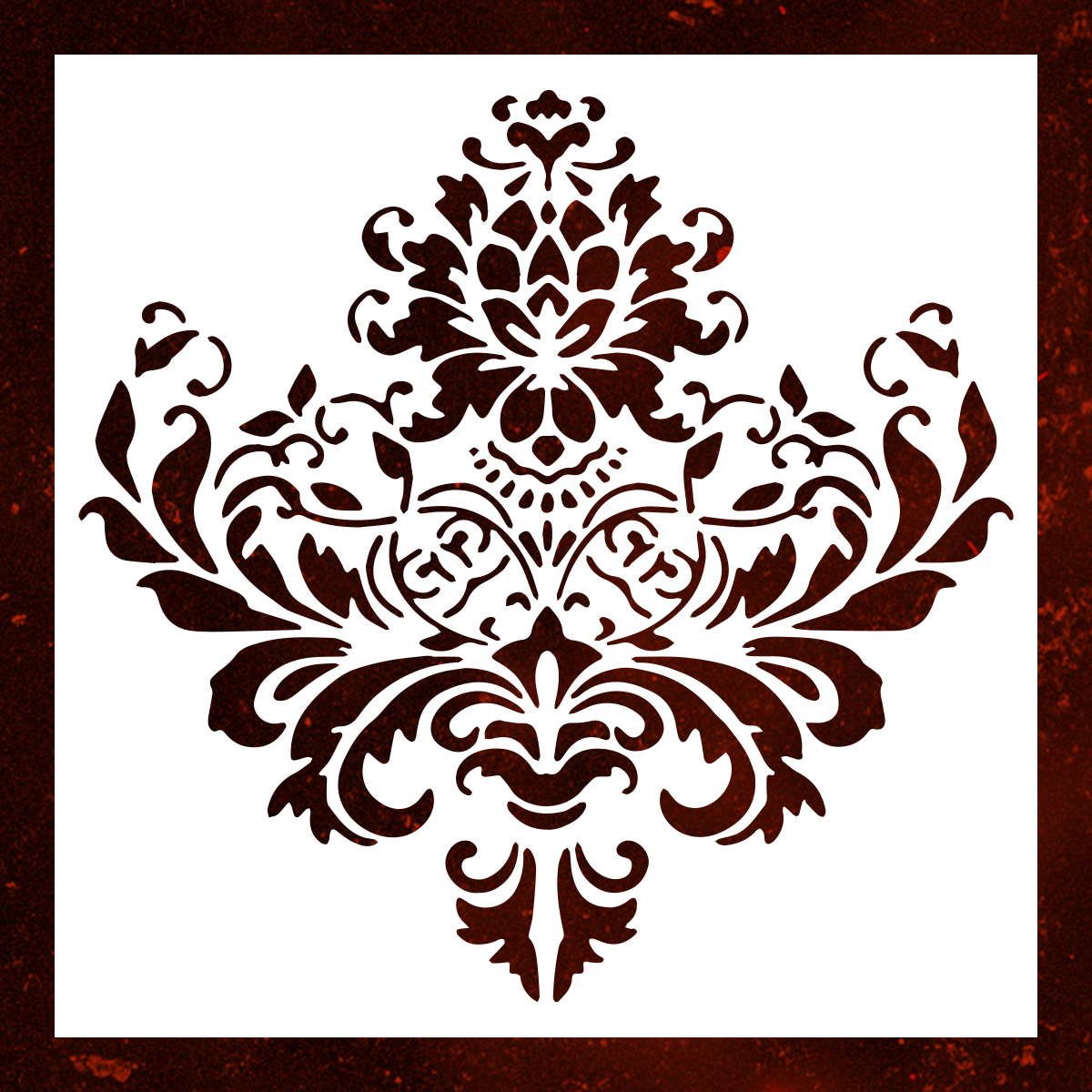Трафарет Букет Бароко. LRG DECOR