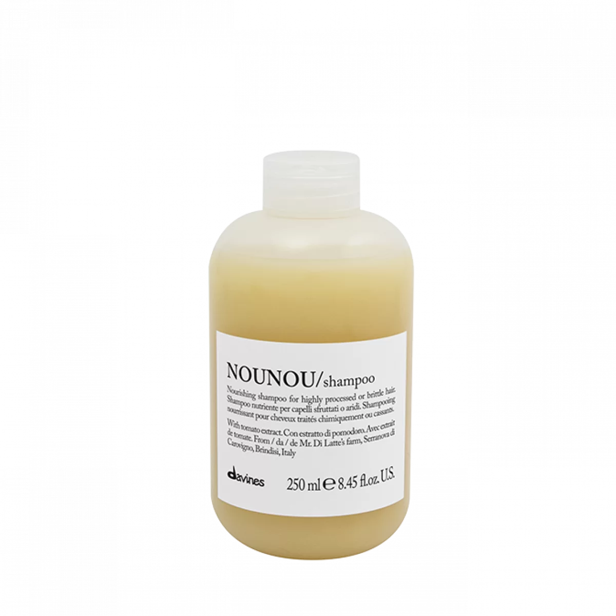 Живильний шампунь для пошкодженого схильного до ламкості волосся, NOUNOU shampoo