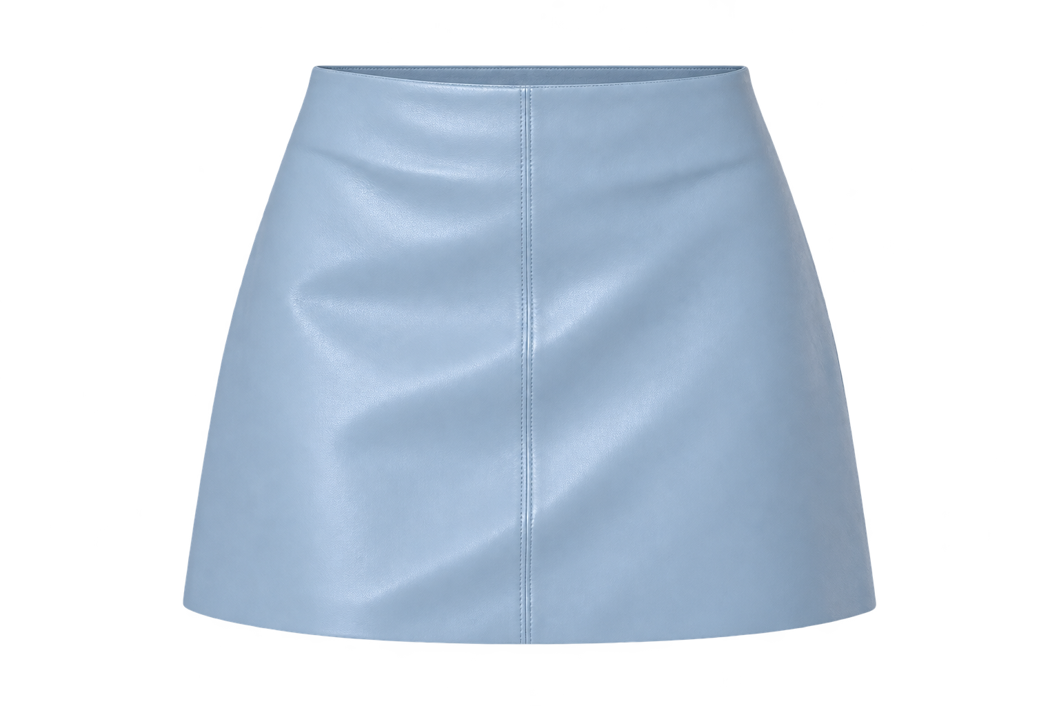 Шкіряна мініспідниця BLUE