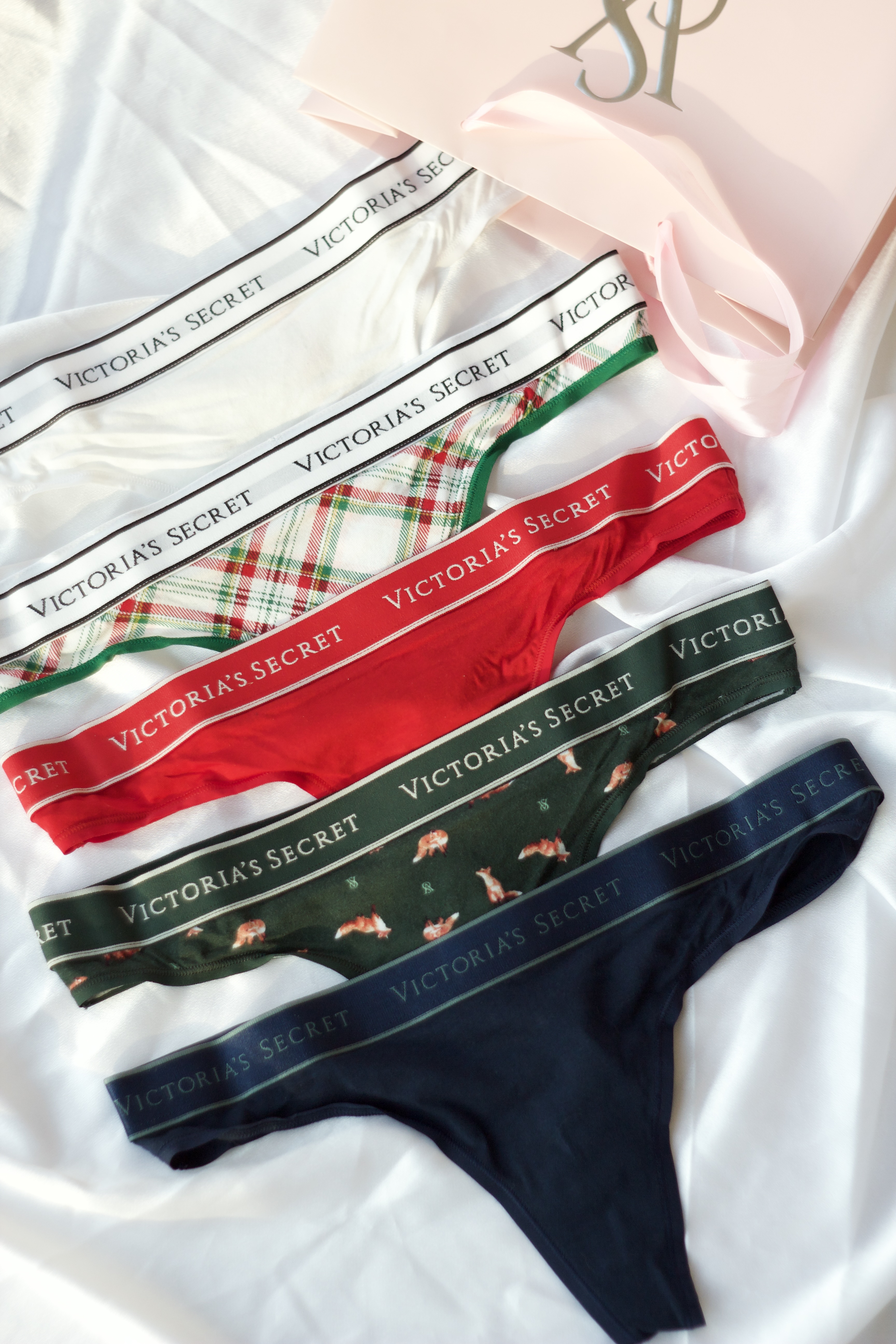 Набір трусиків 5-Pack Logo Cotton Thong Panties