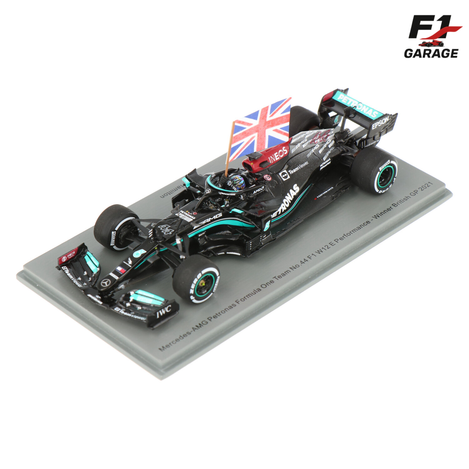 Spark Mercedes W12 Lewis Hamilton, 1:43, British GP 2021