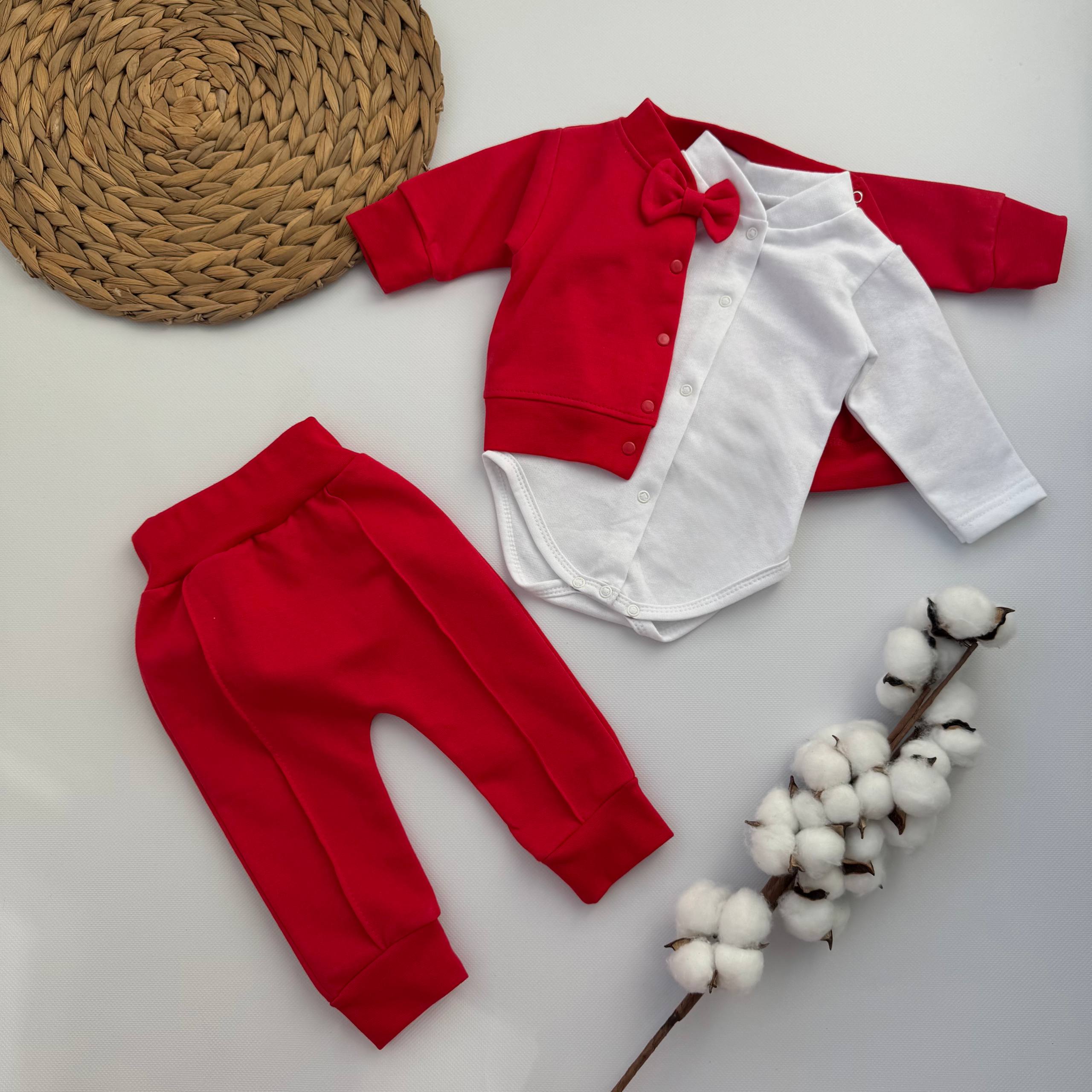 Боді кофтинка та штанці комплект Джентельмен для новонароджених хлопчиків
