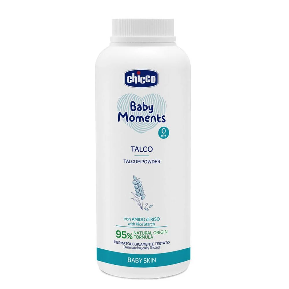 Тальк захисний Baby Moments з рисовим крохмалем, 150 г