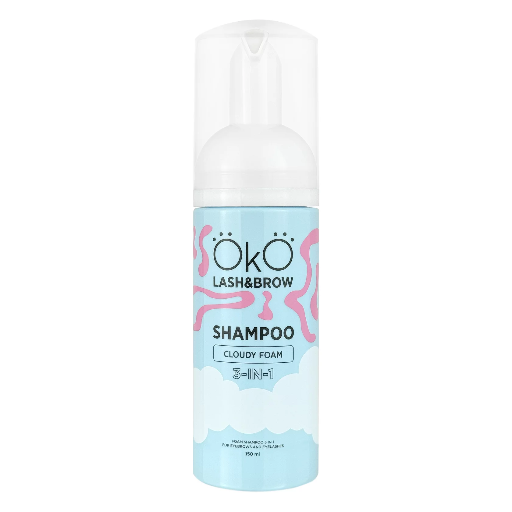 Шампоанът на пяна 3в1 OKO Shampoo Cloudy Foam, 150 мл