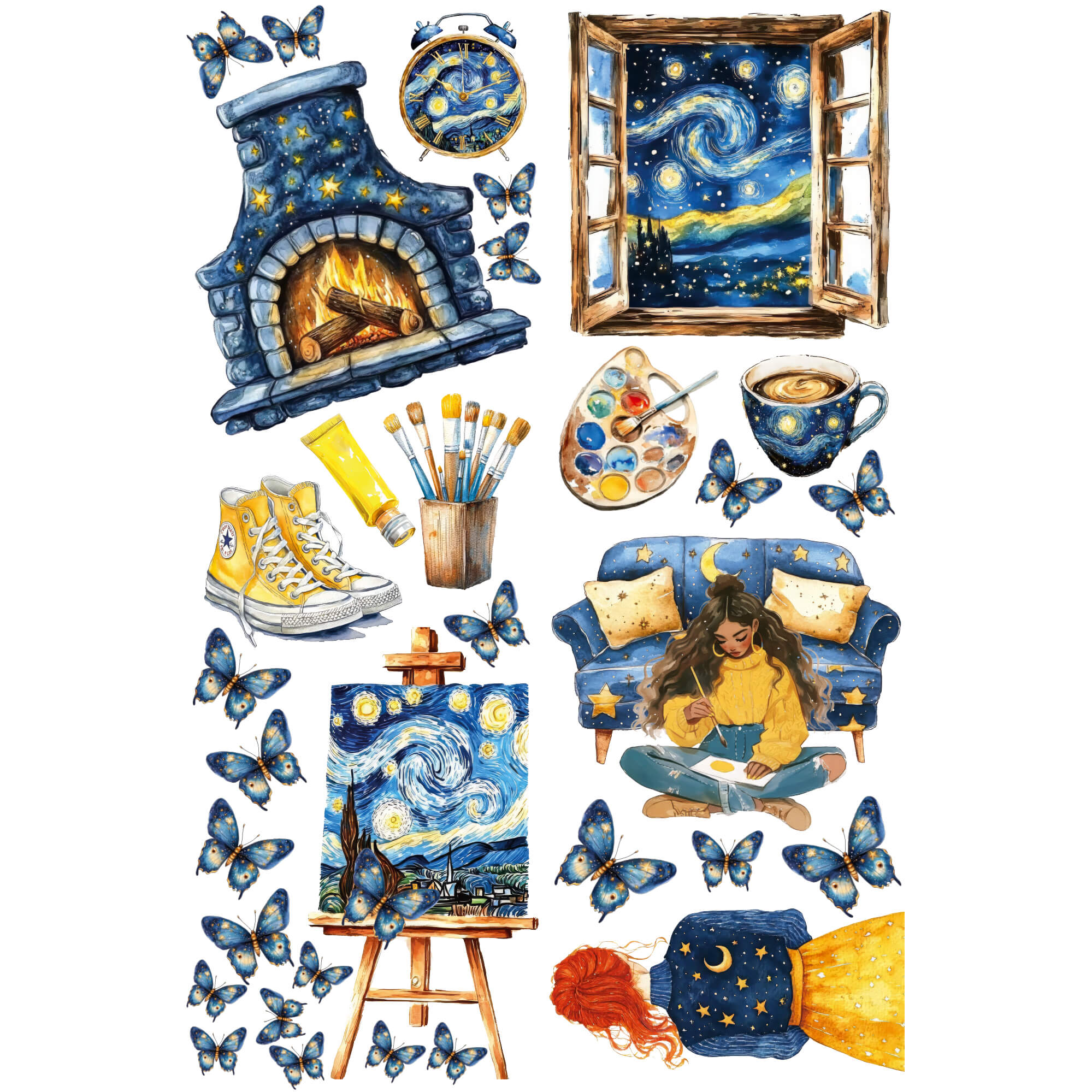 Наліпки "Малювання"