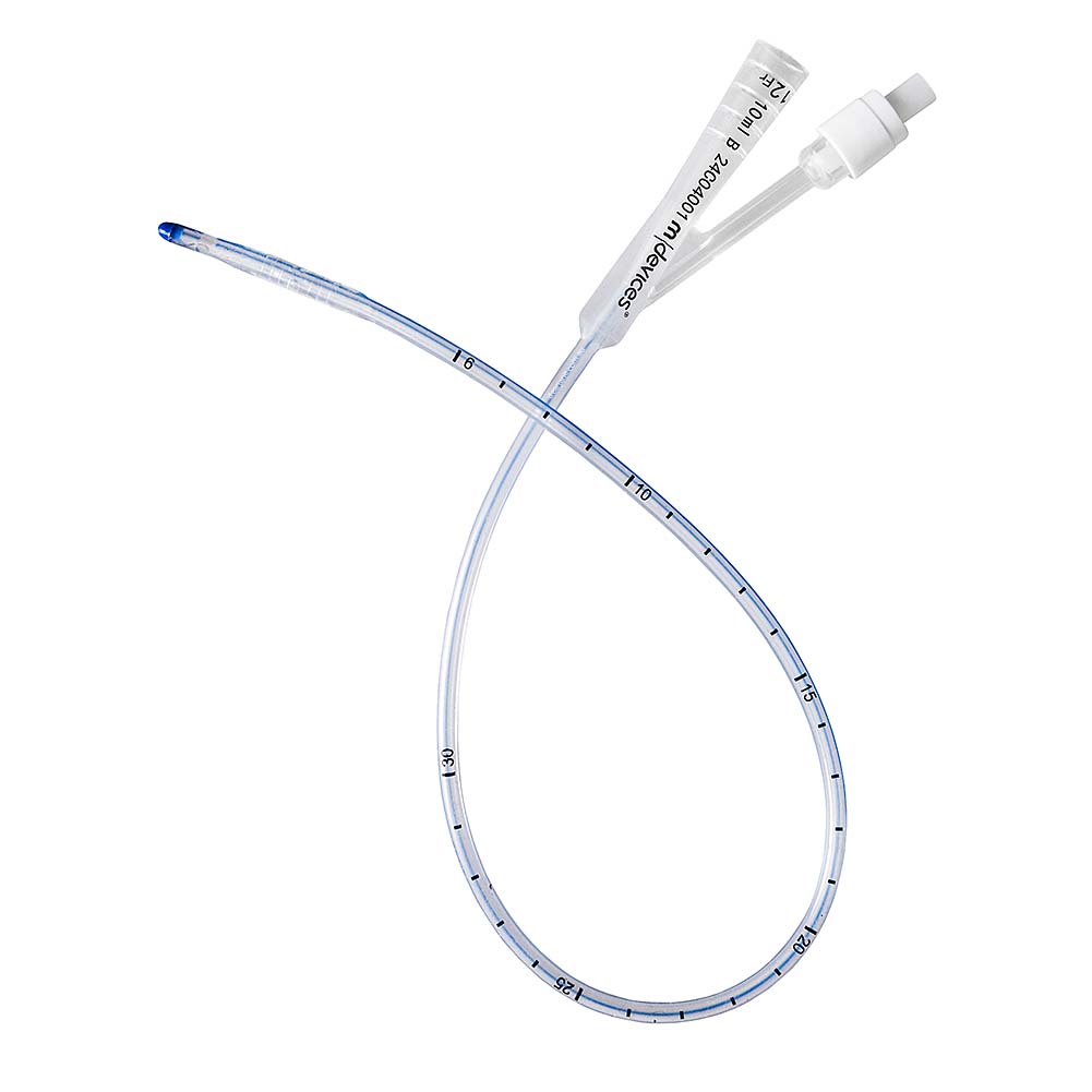 2-Way Foley Catheter, 45cm, Standard Tip - 12Fr (White)