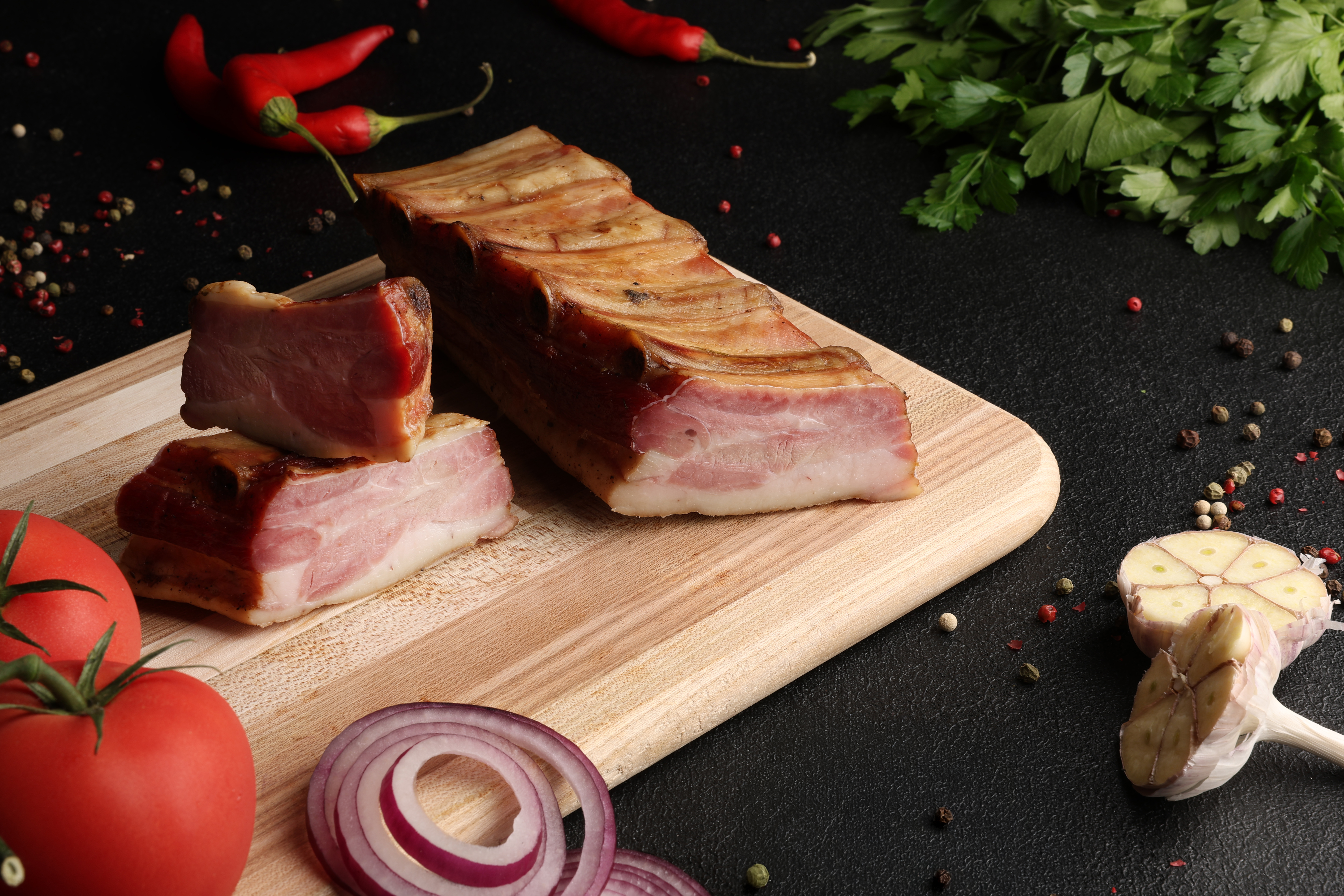 Ребра зі свинини копчені