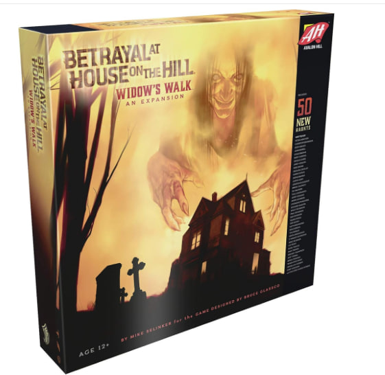 Avalon Hill Betrayal at House on the Hill Widow's Walk Strategy Board Game