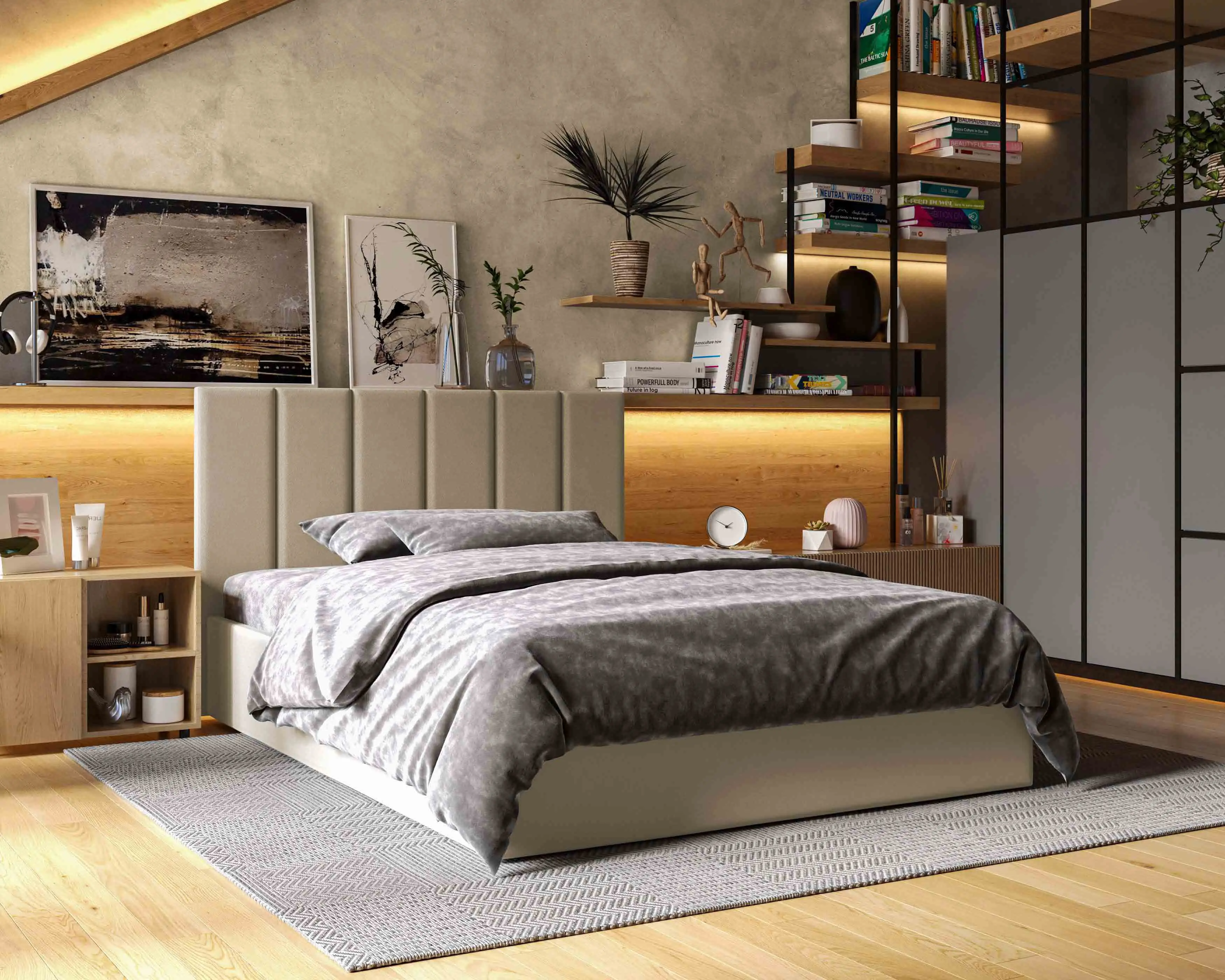 Двоспальне ліжко 