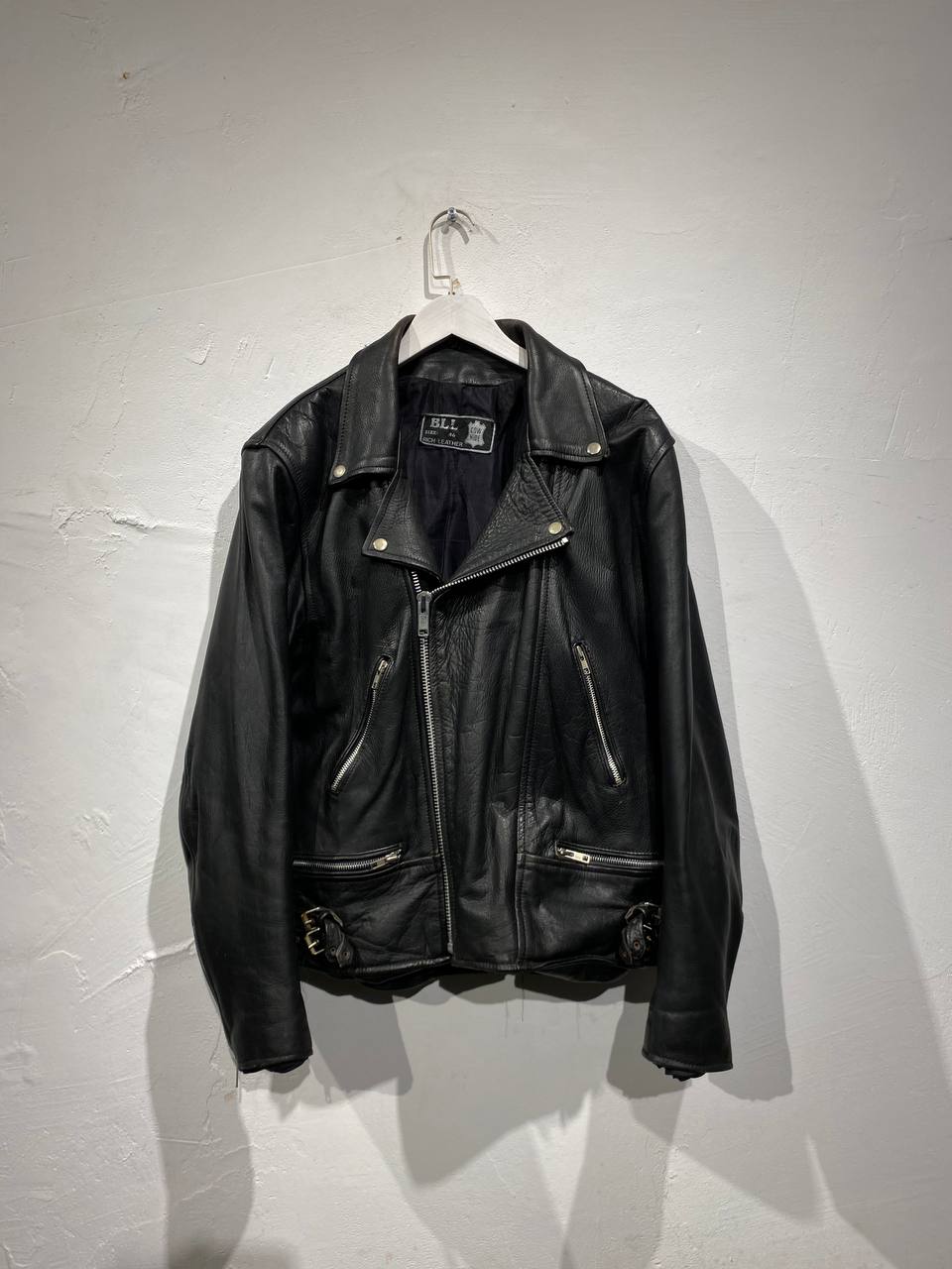 Vintage Biker Real Leather Jacket