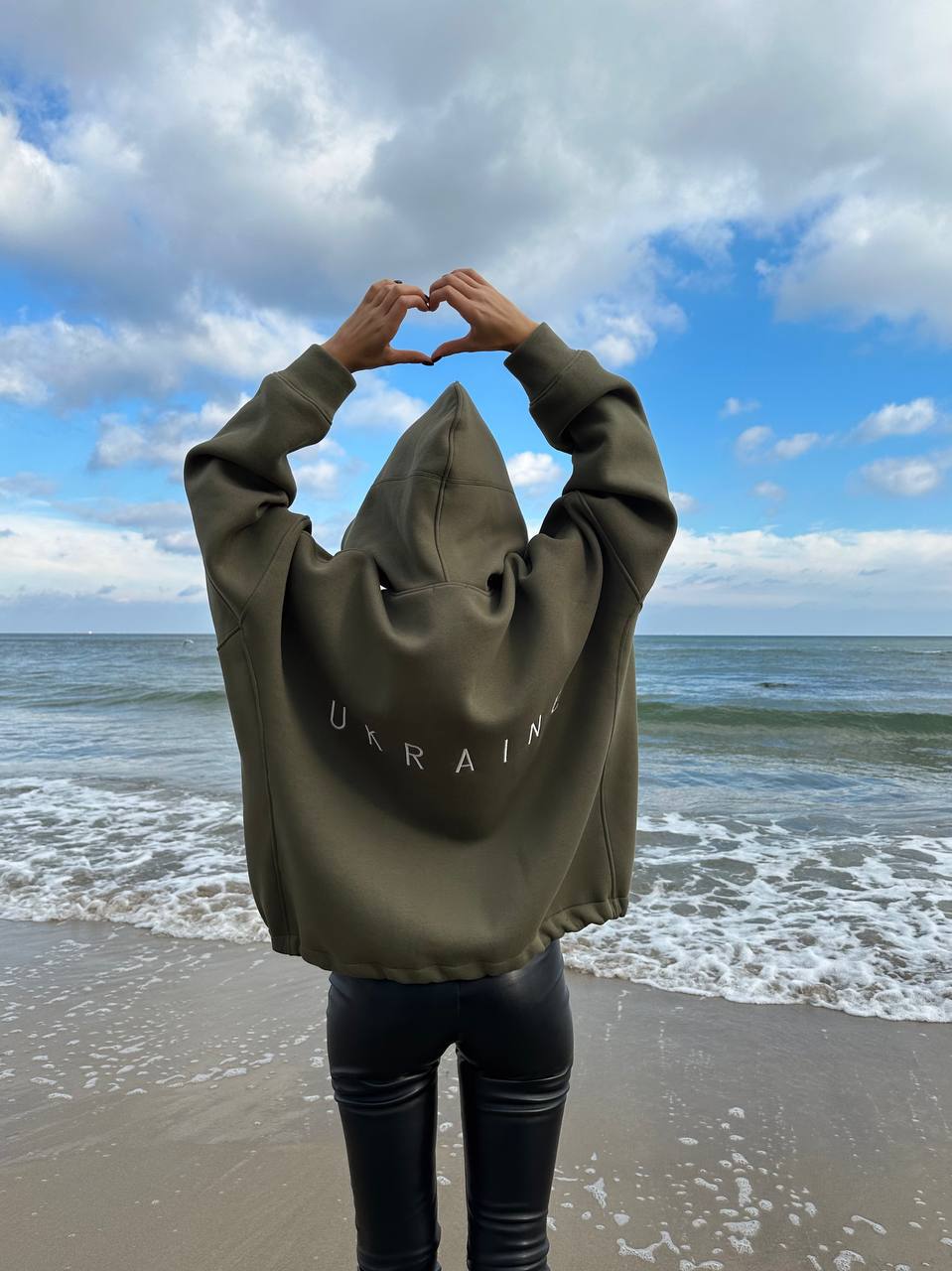 Патріотичний худі UKRAINE. Модель unisex