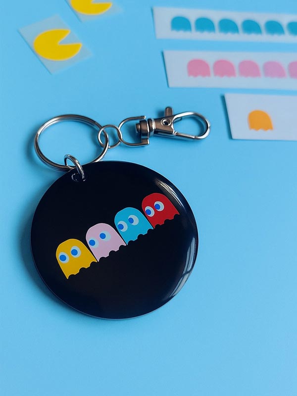 Брелок з заливною лінзою