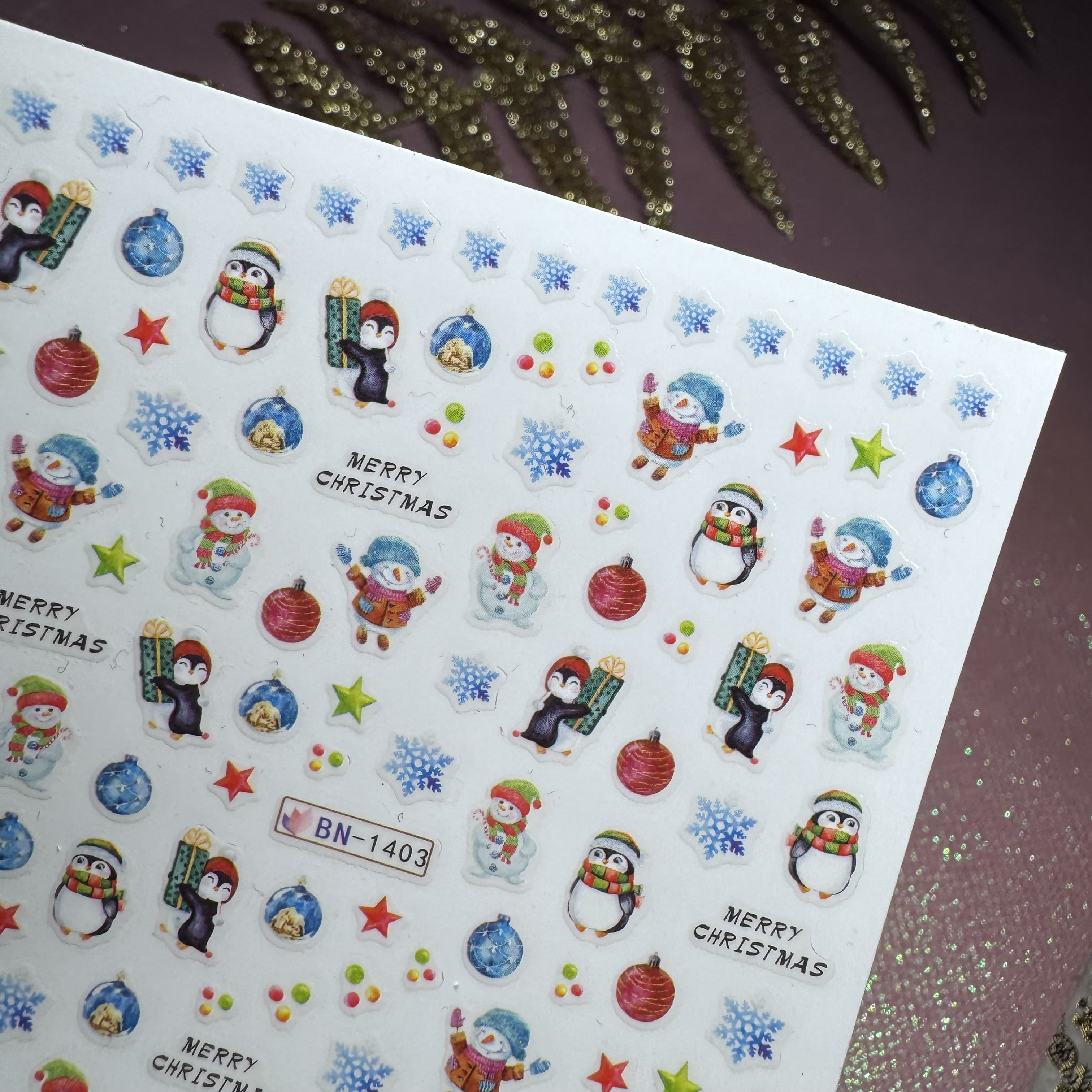 Наклейки для нігтів BN-1403