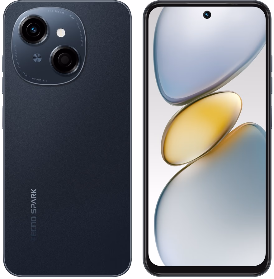 Смартфон Tecno Spark Go 1 4+4/128Gb Startrail Black