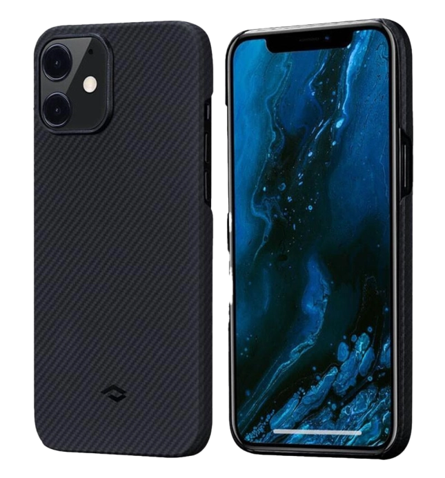 Чохол Pitaka Air Case для iPhone 12 Black/Grey