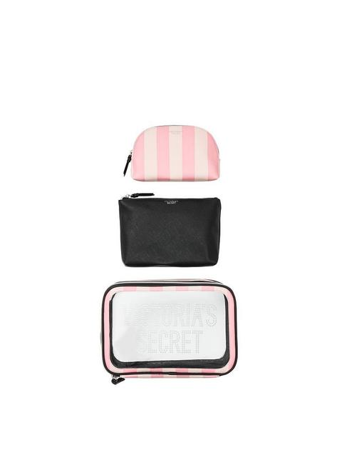 Косметичка 3 в 1 Beauty Bag Trio Pink Swirl VS лого