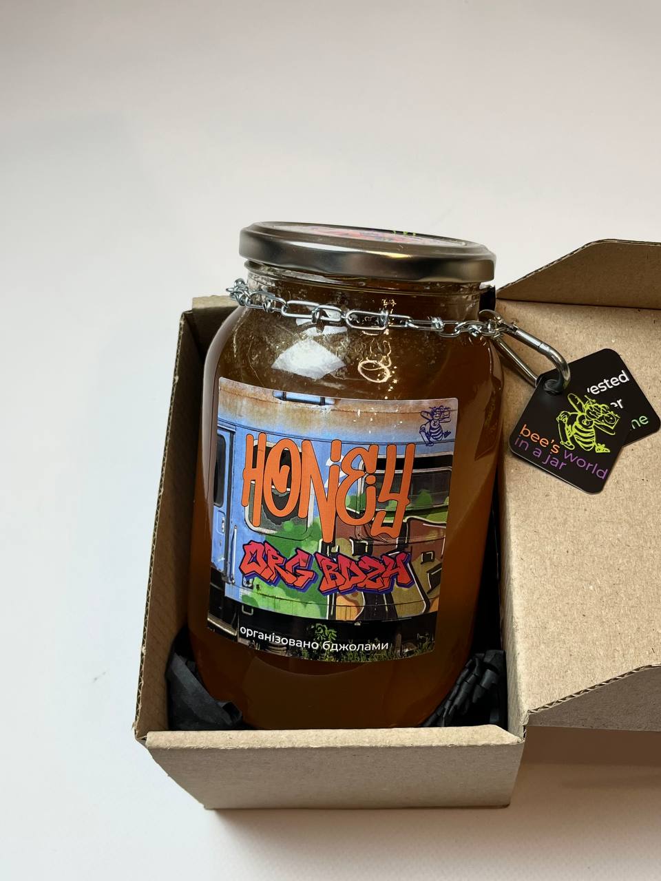 Мед ORGANIZOVANO BDZHOLAMY АКАЦІЯ 1л
