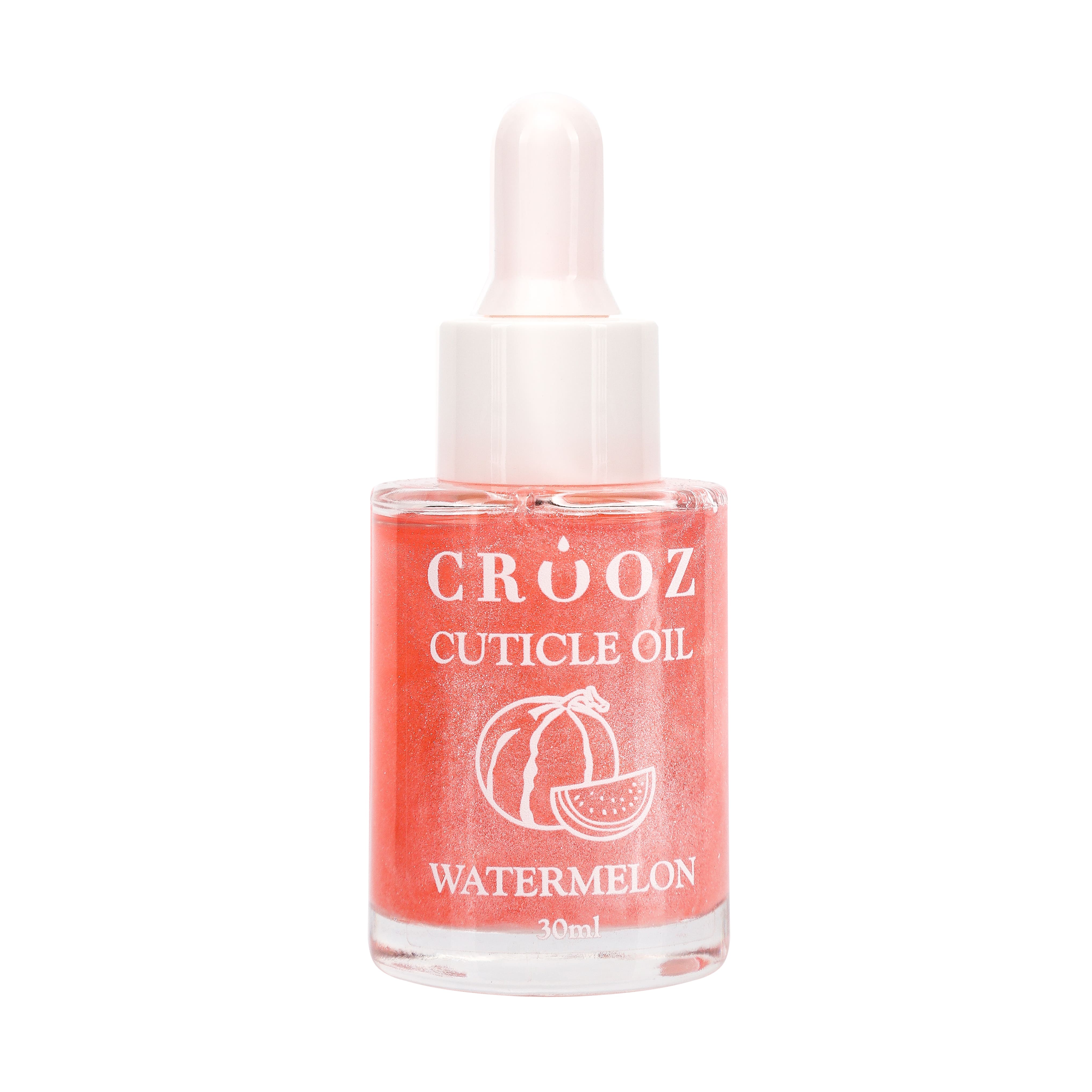 Суха олія з шимером CROOZ CUTICLE OIL Кавун 30 мл