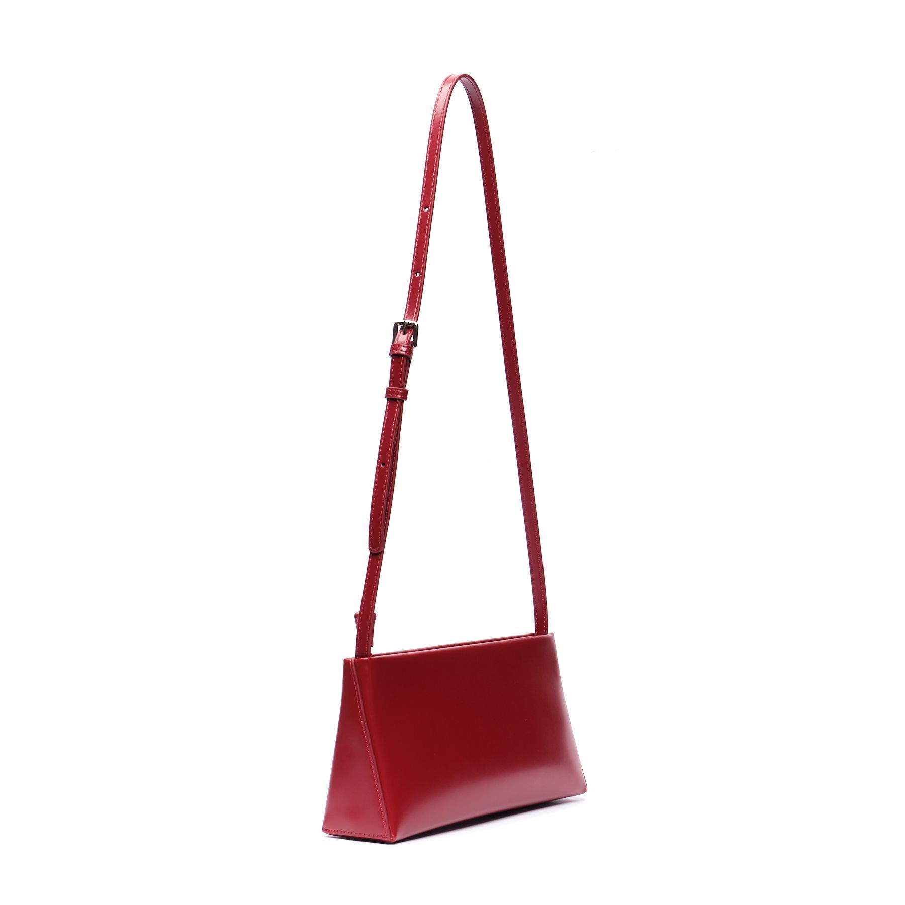 Cannes Leather Bag. Жіноча сумка червона з натуральної шкіри