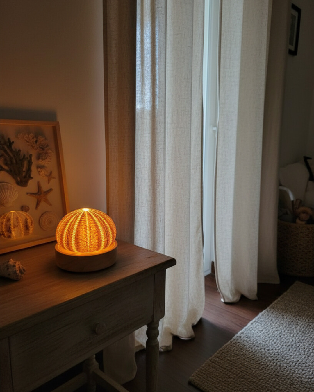 Sea Urchin Night Lamp Decoration