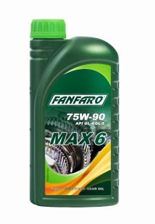 Трансмісійна олива синтетична MAX 6 75W-90 GL-5  1л Fanfaro