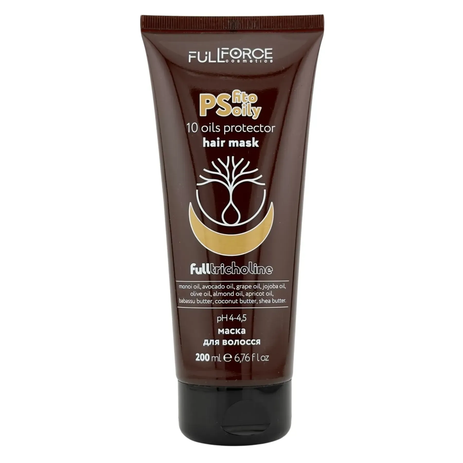 Фіто-олійна маска протектор 10 олій FITO-OILY MASK 10 OILS HEALTH PROTECTOR, 200 мл.