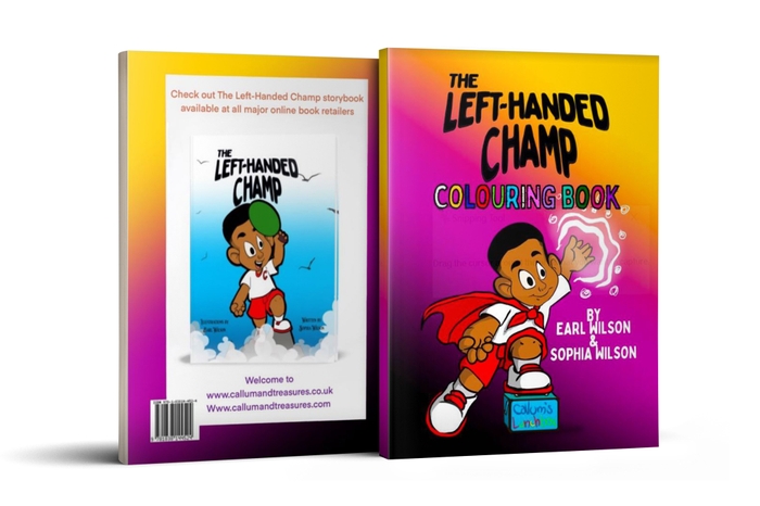 The Left Handed Champ - Colouring Book