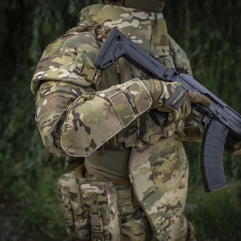 Протиосколкові анатомічні захисні поручі  для рук "Elite Multicam" від українського бренду "M-TAC".