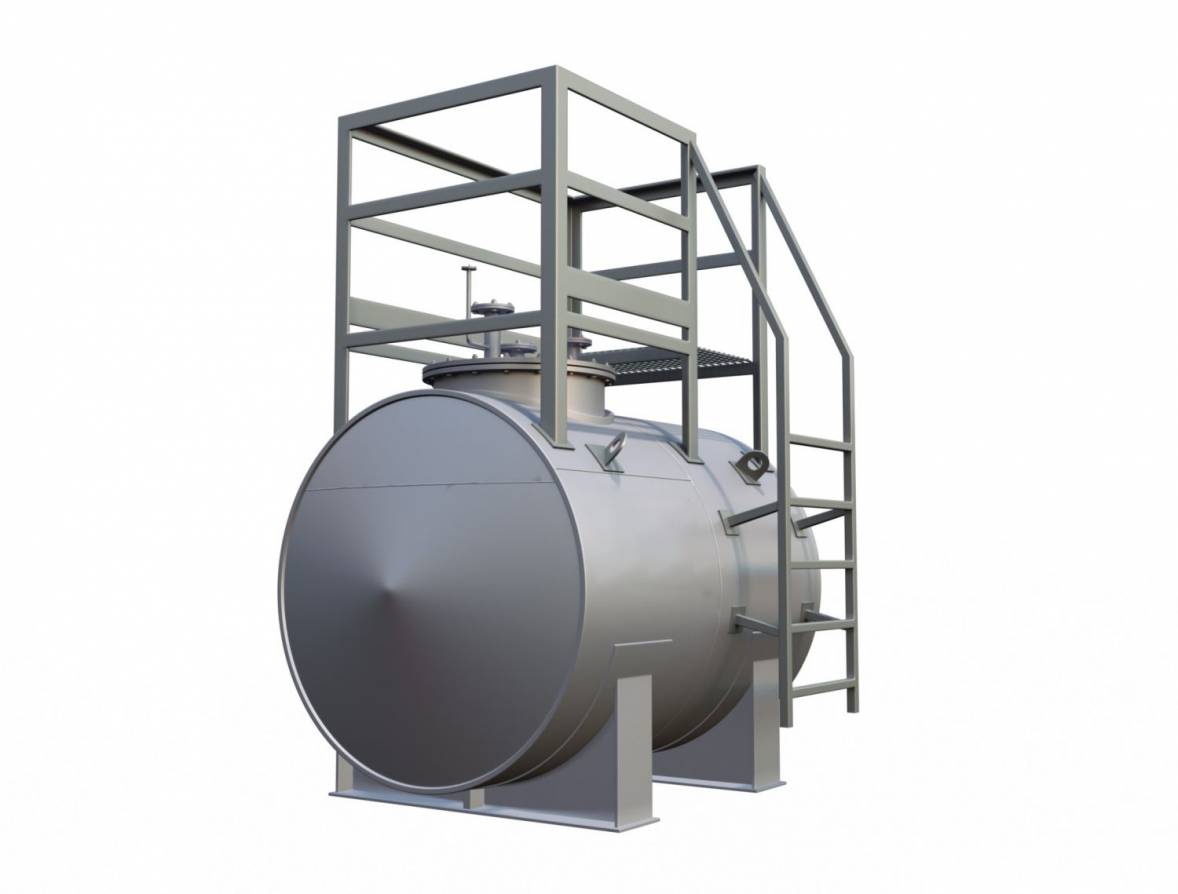 Резервуар РГС-5 - горизонтальна металева ємність