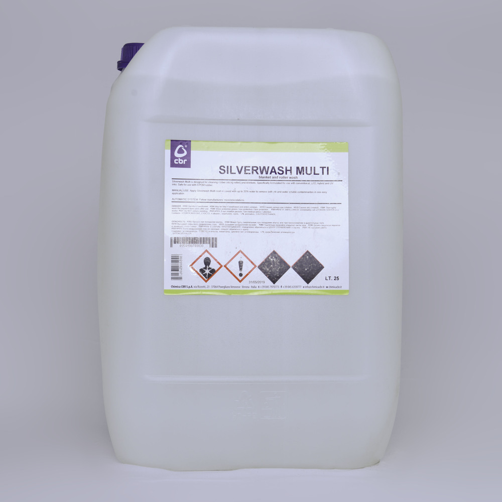 Гібридна змивка для полотен та валів Silverwash Multi