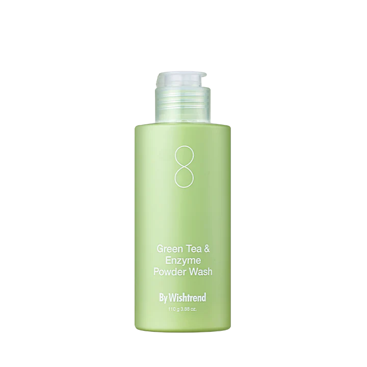 Ензимна пудра з ароматом матчі By Wishtrend Green Tea & Enzyme Powder Wash 110 г