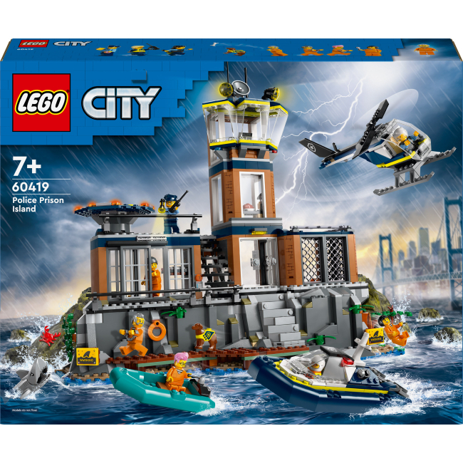 Конструктор LEGO City Поліцейський острів-в'язниця (60419)