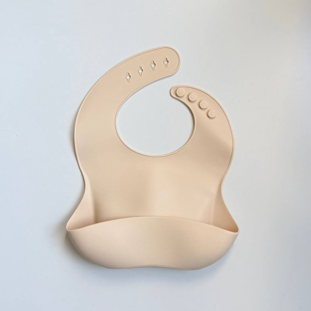 Дитячий силіконовий нагрудник Айворі (Navajo)