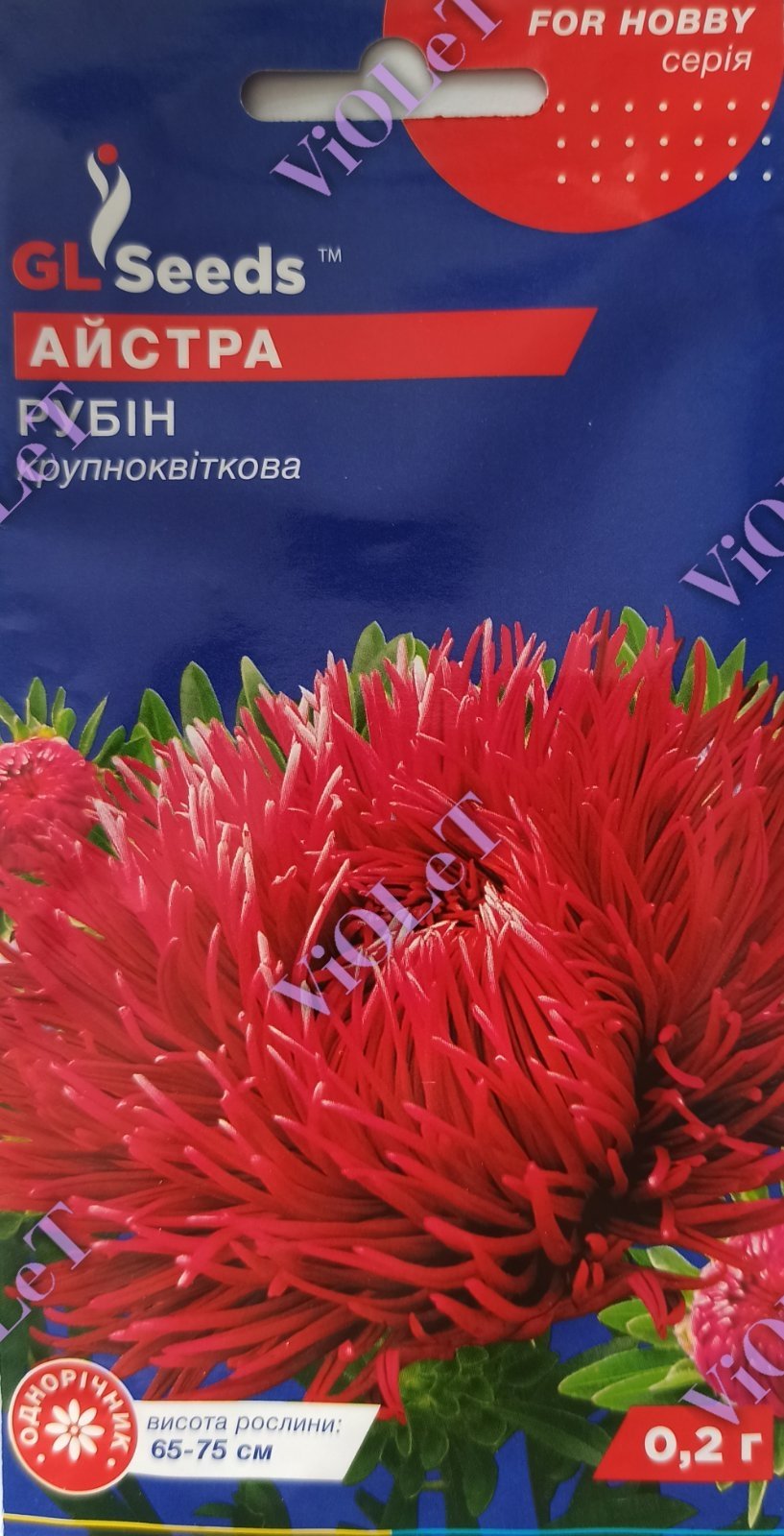 Айстра Рубін, крупноквіткова, 0,2 г, GLSeeds