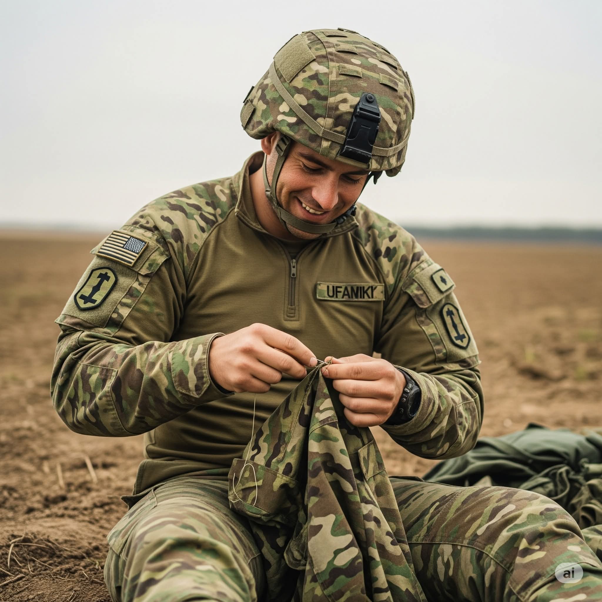 Утилітарний армійський швейний набір для ремонту форми та спорядження, від українського бренду "Alex".