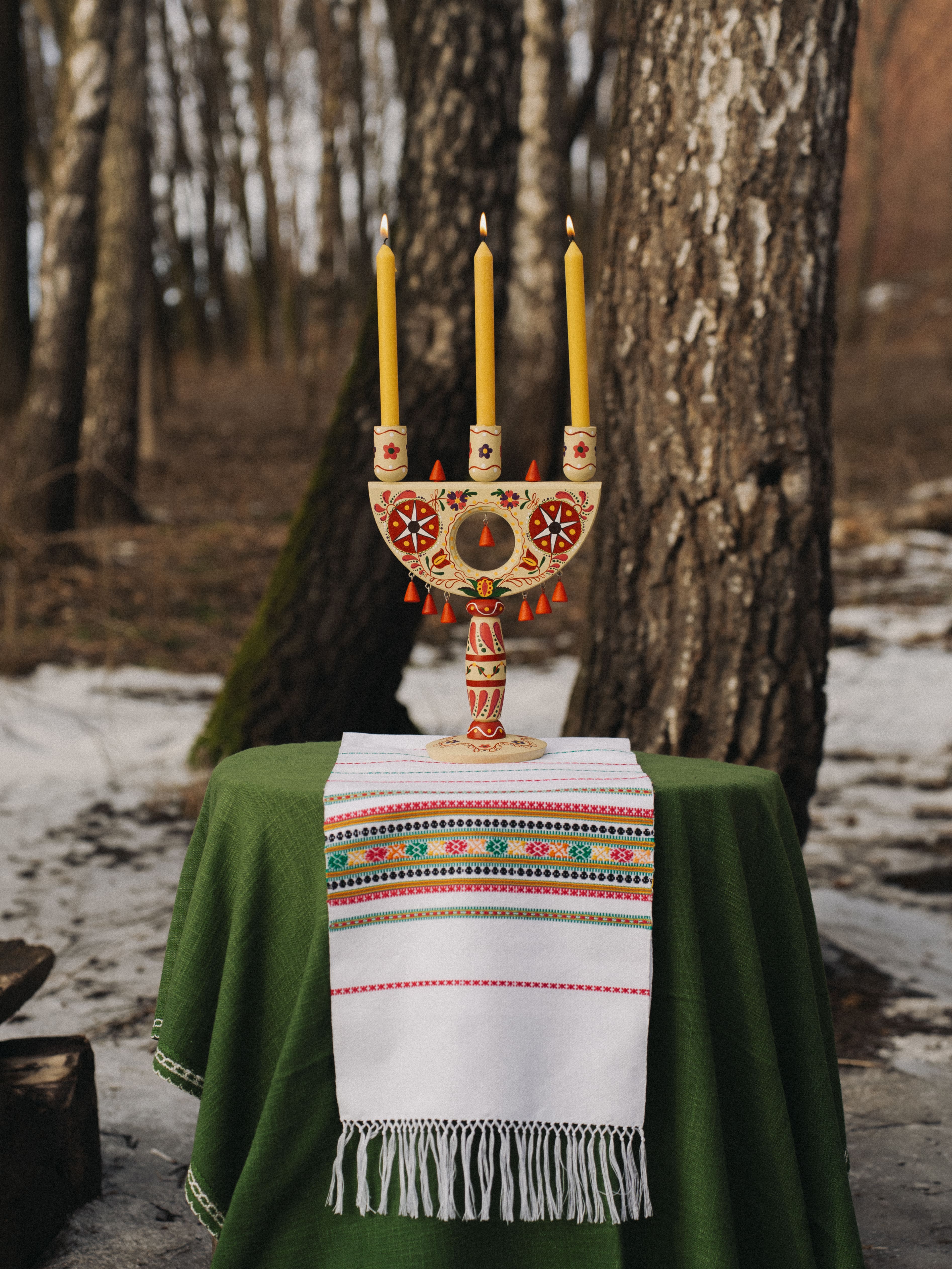 Мальована трійця "Великодня", 36,5 см