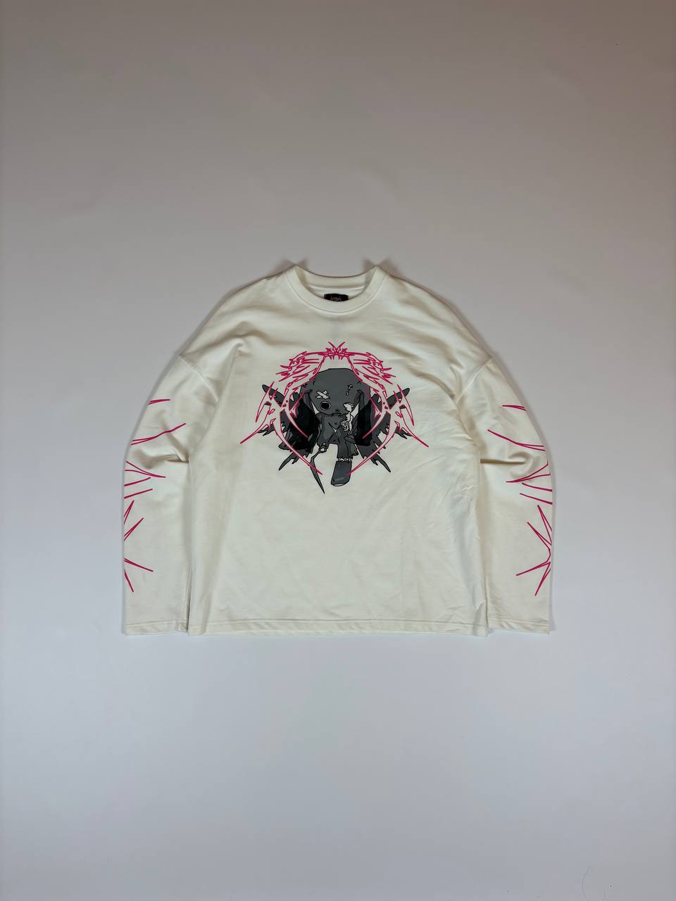 "Dead bunny long sleeve white" лонгслив від Horn Heroes